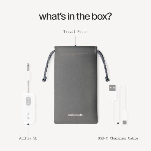 AirFly SE Bluetooth Wireless Audio Transmitter Adapter (White / AirFly SE)