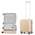 16 Inch Underseat Small Carry On Luggage (Cuba Sand / 16 Inch)