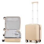 16 Inch Underseat Small Carry On Luggage (Cuba Sand / 16 Inch)