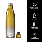 Stainless Steel Water Bottle (25 Ounces / Yellow Gold Ombre)