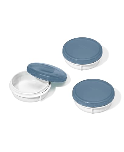 Good Grips Prep & Go Leakproof Condiment Container (Condiment Keeper - 3 Pack / Ocean Blue)