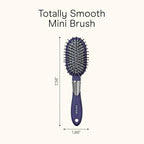 Hair Brush Totally Smooth Mini (Blue / 1 Count (Pack of 1))