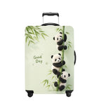 Luggage Cover Washable Suitcase Protector Anti (Panda Climb / L(fits 28-30Inch suitcase))