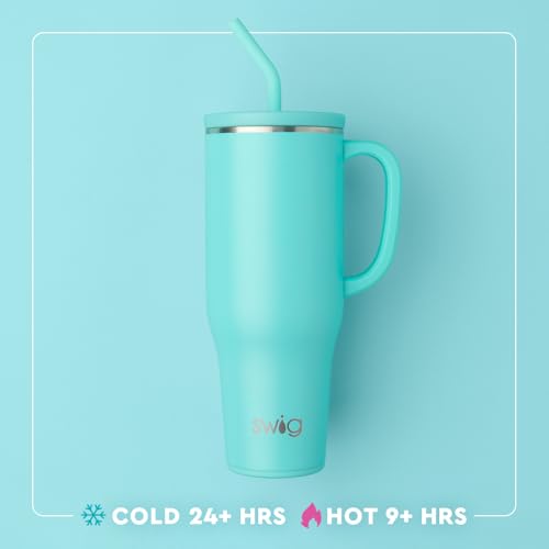 40oz Insulated Mega Mug with Handle & Straw (New York / 40 Ounces)