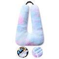Travel Pillow Car Pillow Kid Car Sleeping Colorful Blue (B-colorful Blue)