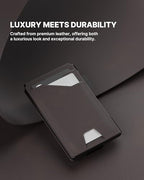 Tactical Wallet for Men Card Holder (Dark Brown)