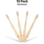 Plant Based Bristles (1 Count (Pack of 10) / Adult)