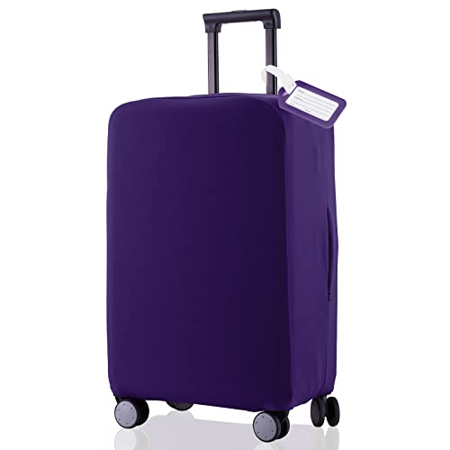 Travel Luggage Cover (Purple / 30-31 inch)