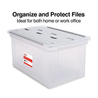 Hanging File Folder Box (Clear)