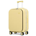 Luggage Suitcase with Spinner Wheels (Lark Yellow / 24-inch)