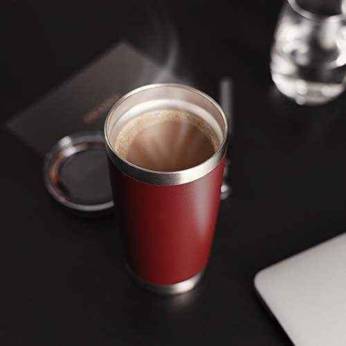 20oz Stainless Steel Tumbler Bulk with Lid (12 Count (Pack of 1) / Powder Red)