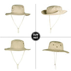 Sun Hats for Men Women Safari Hat Foldable Fishing Hat UPF 50+ Bucket Hat (1pack-green Camo)
