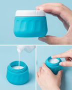 Travel Size Toiletries 8 Pack (3oz bottle 3oz jar / Blue)