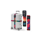 Travelkin Luggage Straps TSA Approved (Colorful Geometry)