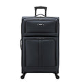 Anzio Softside Expandable Luggage with Spinner Wheels (Dark Grey / 30-Inch Large)
