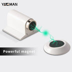 Magnetic Door Stopper Floor Mount (White)