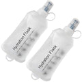 250ml Soft Flask TPU Foldable Running Hydration Flask (Clear Pack of 2-250ml)