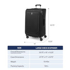 Crew Classic Softside Checked Luggage (Titanium Grey / Checked Large)