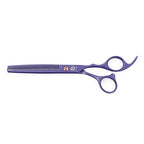 7" Dog Grooming Scissors Set with Rhinestone Accent (Violet)
