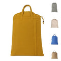 LFH Home Cotton Rich Canvas Large Laundry Bag with Handle (28”x36” / Yellow)