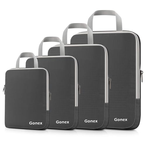 Compression Packing Cubes (4-Deep Gray / 4 Set)