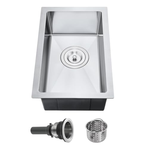 10" Undermount Bar Sink (Brushed / D10"xW18"xH8")