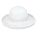 Wallaroo Women’s Casual Traveler Sun Hat (Medium / Canvas White)