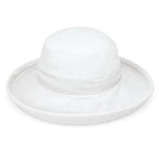 Wallaroo Women’s Casual Traveler Sun Hat (Medium / Canvas White)