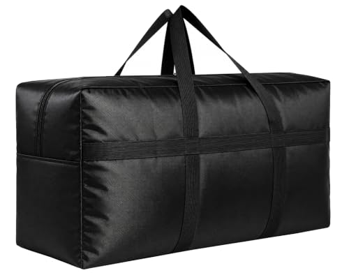 Extra Large Storage Duffle Bag (370L - 56"l x 15"w x 27"h / Black)