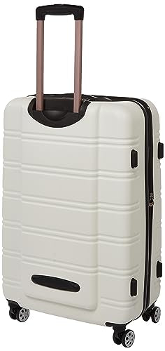 Melbourne Hardside Expandable Spinner Wheel Luggage (White / 2 Piece (20"/28"))