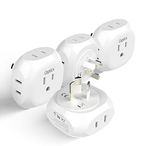Australia New Zealand (4 Pack / Type I - Australia / China)