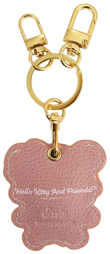 x Sanrio Keychain Case Compatible with Apple AirTag (Latte Bears - Hello Kitty)