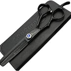6 Inch Professional Hairdresser Scissors Left Handed Hairdresser Scissors Set (6-inch 2pc-C)