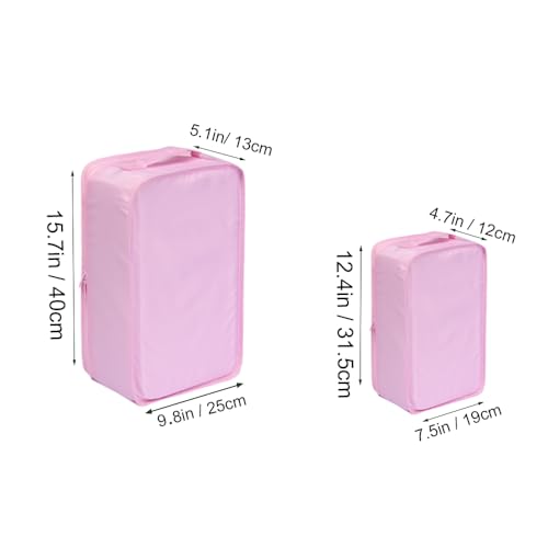 Travel Shoe Bags (Pink / 2+2 Packs)