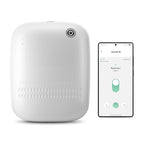 ANW Smart Waterless Essential Oil Diffuser for Large Room (01white+0x100)