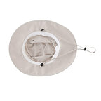 Mens Sun Hat Wide Brim UPF 50+ Sun Protection Hat Summer Bucket Hat with String Beige (Large-X-Large / Beige)
