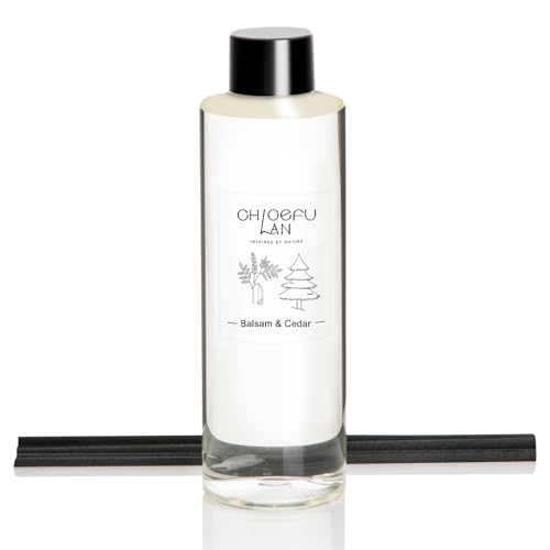 Balsam & Cedar Scented Oil Reéd Diffuser Refill 200ml (Balsam & Cedar Refill / 6.76 Fl Oz (Pack of 1))