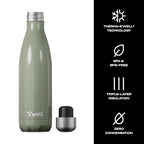 Stainless Steel Water Bottle (Mountain Sage / 16.9 Ounces)