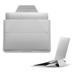 Laptop Carry Sleeve with Stand &Smart Storage for 16" Laptop for Work (Misty Cove / 16 Inch)