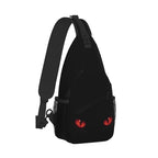 Sling Bag Red Eyes Cat Hiking Daypack Crossbody Shoulder Backpack Travel Chest Pack for Men Women (B0171)