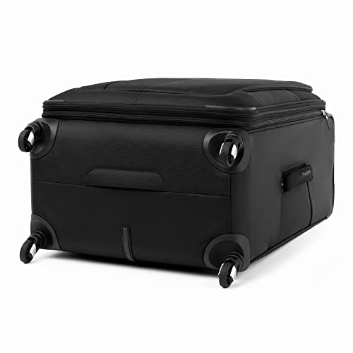 Maxlite 5 Softside Checked Luggage Spinner (Checked-Large 29-Inch / Black)