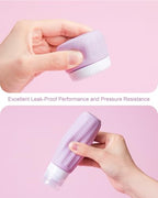 Travel Bottles for Toiletries 8 Pack (3 Ounce bottle 1 Ounce jar / Early Hours)