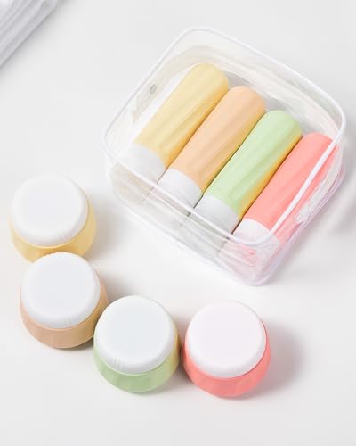 Travel Size Toiletries 8 Pack (3oz bottle 3oz jar / Maple Leaf)
