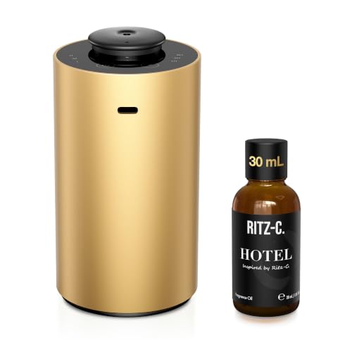 ANX Waterless Essential Oil Diffuser Starter Kit (Gold)