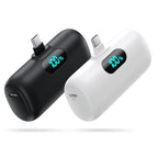 2 Pack]Portable Charger for iPhone 17 (A-Black+White)