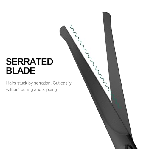 4.7 inch small nose hair scissors (Black)