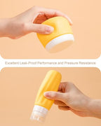Travel Size Toiletries 8 Pack (3oz bottle 3oz jar / Golden wheat field)