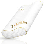 1 Pack Memory Foam Pillow (Queen - 24 x 14 x 5.1" (1-Pack))