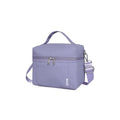 NOL Insulated Lunch Bags for Women Cooler Bag Lightweight Nylon Waterproof Lunch Box for Work (Light Purple / Small (4 Liters))