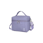 NOL Insulated Lunch Bags for Women Cooler Bag Lightweight Nylon Waterproof Lunch Box for Work (Light Purple / Small (4 Liters))